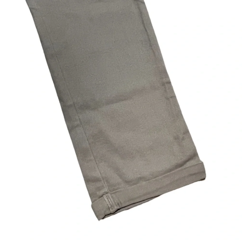 Iris kakhi Chino Cuffed Women Pants Size L crop - Picture 6 of 10